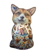 Russian Hand Carved and hand Painted Dog Figurine by Andrew Gavrilenko - $8,989.53 MXN