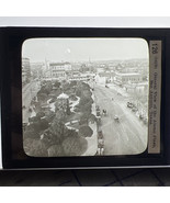 Keystone View Company Glass Slide Alamo Plaza San Antonio Texas  - €11,60 EUR