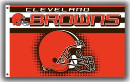 Cleveland Browns Flag 3x5ft Banner Polyester American Football browns028 - £15.77 GBP