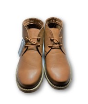 Akademiks Cast Men&#39;s Tan Faux Leather Padded Footbed Chukka Boots Size 8.5 NWT - £19.78 GBP