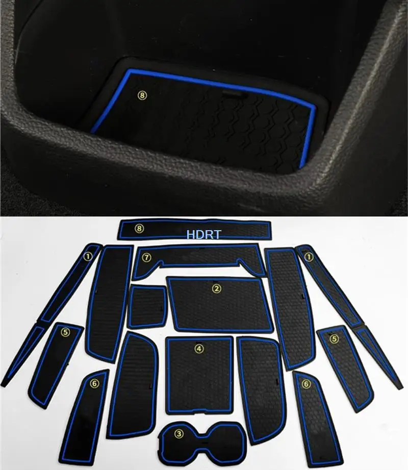 Anti-Slip Gate Slot Cup Mat Fit For MG 5 MG5 2021 2022 Car Style Decorat... - $115.19