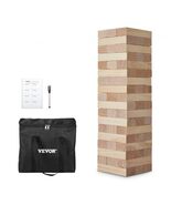 Tumbling Timber Toy, 54 Blocks Large Tumble Tower Blocks Game, Pine Woo... - $61.57