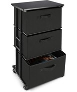Black Vertical Storage Unit For A Bedroom, Closet, Or Office That Has A ... - £40.84 GBP