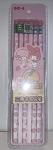 Sanrio MY MELODY Pencils Triangle Shaped No Roll Set of 12 New - £10.12 GBP