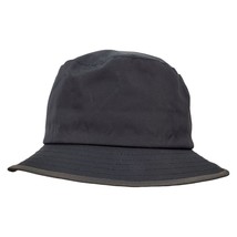 Bailey Bucket Hat Unisex Large Black 100% Polyester Side Pocket Sun Prot... - £19.58 GBP