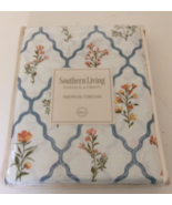 New southern living Savannah Shower Curtain 72&quot; x 72&quot; Blue green floral ... - €20,36 EUR