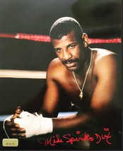 Michael Spinks Signed 8x10 Inscribed COA Inscriptagraphs Leon 8x Mike Tyson - £27.14 GBP