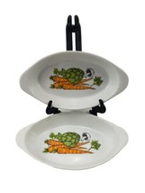 1960&#39;s Styson Individual Vegetable Oval Casserole Baking Dishes Japan Set of 2 - £11.83 GBP