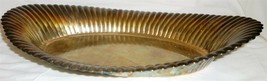 VINTAGE SHEFFIELD REED &amp; BARTON SILVERPLATED SCALLOPED OVAL DISH SERVER ... - $6.00