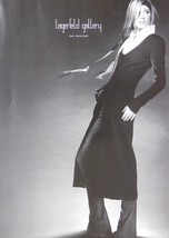 Lagerfeld Gallery - Tall model in outfit (Advert) (black &amp; white) - Framed Pictu - £25.97 GBP