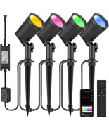 Using Alexa And Google Home, Zyan 4 Pack 24W Smart Rgbw Color Changing L... - $129.98