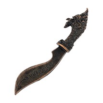 Phaya Naga Knife Meed Mor Thai Amulet Holy Dagger Magic Talisman Gold Brass - £13.42 GBP