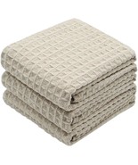 &quot;Set of 3 Waffle Weave Kitchen Towels – Thick, Absorbent Microfiber Dish... - €38,56 EUR