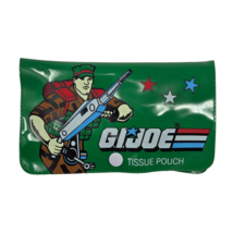 VINTAGE 1988 HASBRO GI JOE GREEN VINYL TISSUE POUCH W/ NEW SEALED TISSUE... - $519.57 MXN
