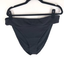 Andie Swim The Gold Coast Bikini Bottom Ribbed Stretch Black 3XL - £19.20 GBP