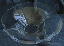 Beautiful Pressed Glass Flare Bowl, VERY GOOD CONDITION - £15.68 GBP