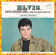 Elvis Presley 45 RPM Picture Sleeve Only - Long Legged Girl (1967, NM) - £51.79 GBP