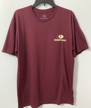 Mossy Oak Men’s Size XL Short Sleeve Burgundy T-Shirt  - £7.97 GBP