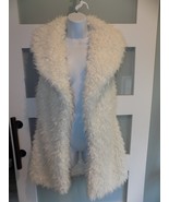Me Jane White Faux Fur Vest Size S Women&#39;s - €40,24 EUR
