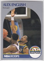 M) 1990-91 NBA Hoops Basketball Trading Card - Alex English #94 - £1.54 GBP