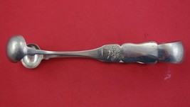 Sheaf of Wheat by Wm Rogers Hartfort Coin Silver Ice Tong 6&quot; Serving Hei... - £223.69 GBP
