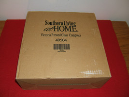 Southern Living At Home Victoria Pressed Glass Compotes #40504 Set of 4 ... - $19.75
