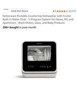 Farberware Portable Countertop Dishwasher 5-Liter Built-in Water Tank -5... - €315,07 EUR