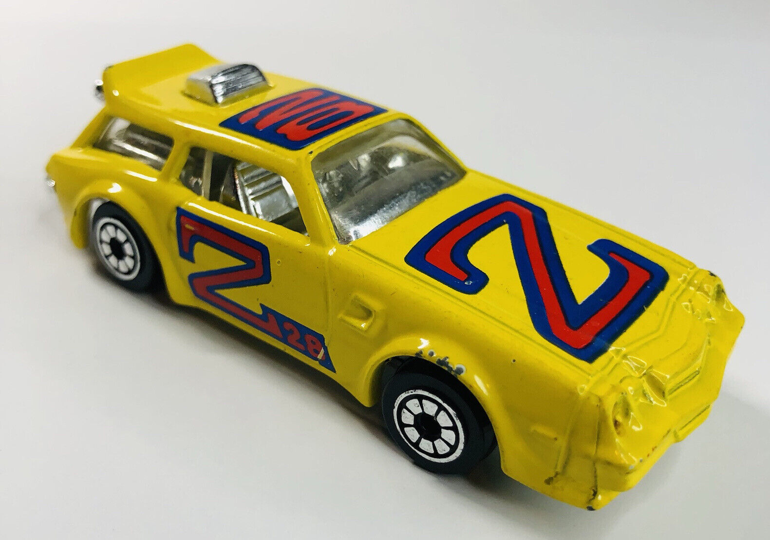 Vintage Z28 Camaro 1980 Kenner Fast 111&#39;s Yellow Diecast 1:64 Scale - $9.74