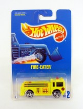 Hot Wheels Fire-Eater #82 Yellow Die-Cast Truck 1991 - £6.22 GBP