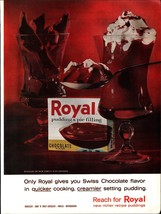 Vintage Royal Chocolate Pudding Pie Filling Print Ad 1963 Color Magazine... - $25.98
