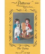 Patterns by Connie Lee Finchum P1503 ~ The Twins ~ 15-16&quot; Doll - €5,12 EUR