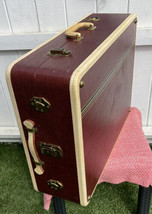 Vtg Large 29&quot; Striped Luggage Suitcase Travelaire - £176.18 GBP
