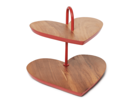 The Cellar Valentine&#39;s Day 2-Tiered Heart Server - $26.00