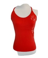 Reebok Bright Coral Red Size Small Activewear Tank Top Spaghetti Straps - £7.73 GBP