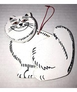 Vintage Stephanie Siegel  Small Bobble Head Cat Ornament 1983 - $9.41 CAD