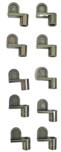 1/4&quot; Sunscreen Clips Bronze Pack of 10 Window Screen Metal Diecast Die C... - $9.90