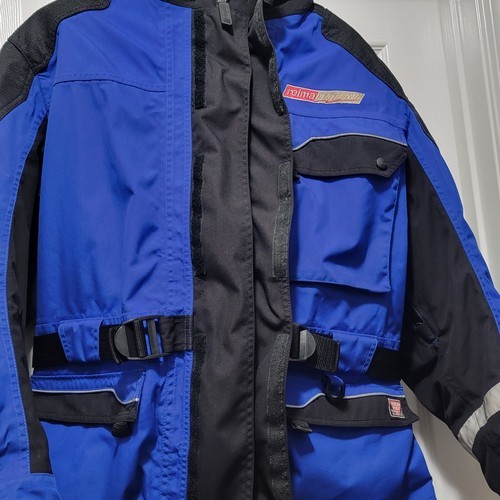 Reima TEC Wpr+Br Warrior Blue Motorsports Jacket w/ Zip-Out Liner Women's Sz XL Item image 12
