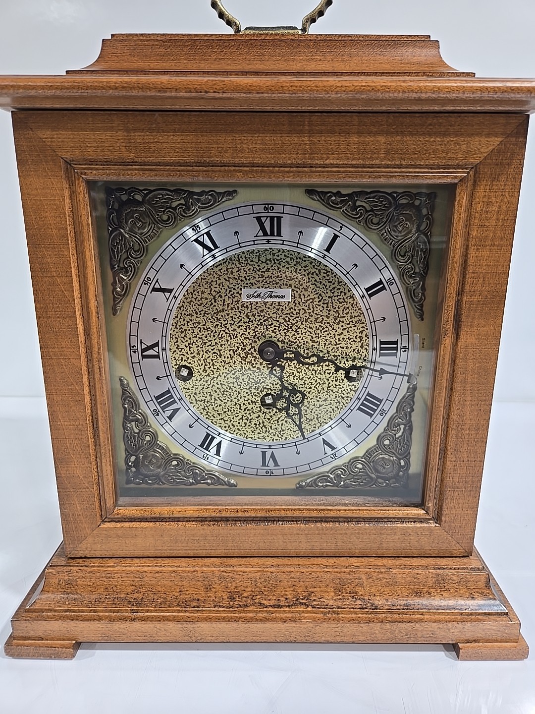 Seth Thomas Legacy 3W Year 1980 Mantle Clock Westminster Chime Works Item image 2