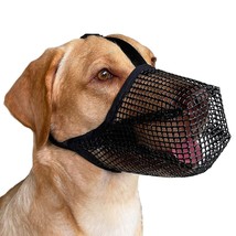 Pet Muzzle Mask Soft Mesh Muzzle Adjustable Dog Mouth Cover with Breathable Mesh - $14.99