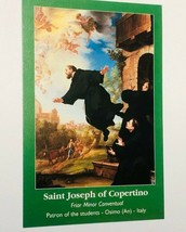 Saint Joseph of Cupertino (Patron of Students) Prayer Card, New from Ita... - $2.97