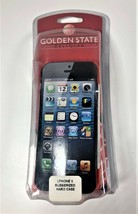 IPHONE 5 Goma Funda Rígida Negro - Por Golden Estado - £6.94 GBP