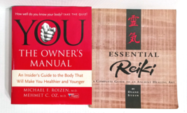 Lot of 2 Health/Healing-Themed Books - You: The Owner&#39;s Manual &amp; Essential Reiki - £9.40 GBP