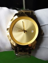 gold automatic diamond watch with exhibition case adjustable bracelet - $799.90