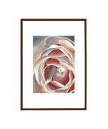 Original Watercolor Rose flower 19.3 x 29.3 cm Designer Home Decor Botan... - $255.23 CAD