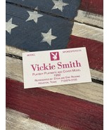 VHTF 1992 Original Anna Nicole Smith “ Vickie Smith”  Playboy Business Card - $809.99