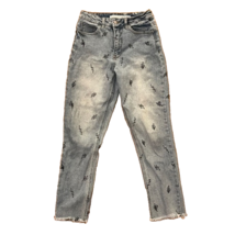 Tinseltown Blue Jeans Junior Size 5 Straight Leg Denim Snakes Light Wash... - $13.00