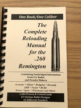 2016 THE COMPLETE RELOADING MANUAL FOR THE  .260 REMINGTON. LOAD BOOKS USA - $151.93 MXN