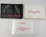 2004 Pontiac Grand Prix Owners Manual Handbook Set with Case OEM L04B29025 - £28.30 GBP