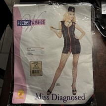 Secert Wishes Costume Miss Diagnosed 888120 Black/Red Medium - $11.87