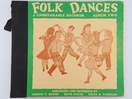 Burns, Evans, Wheeler - Folk Dances - Album 2 4x 10&quot; 78rpm Vinyl Record ... - £22.32 GBP